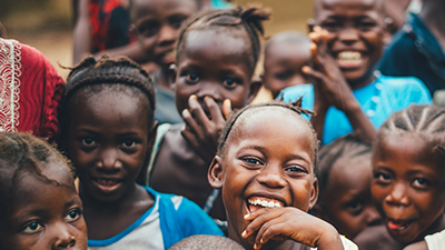 children laughing